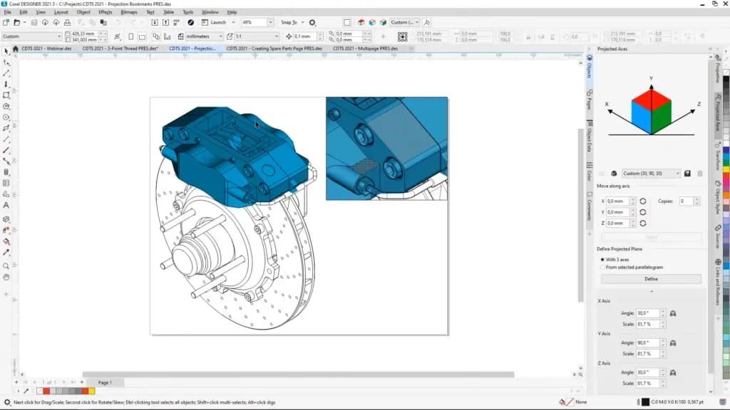 Screenshot 1 di CorelDRAW Technical Suite 2025 (1 Device, Lifetime) Key