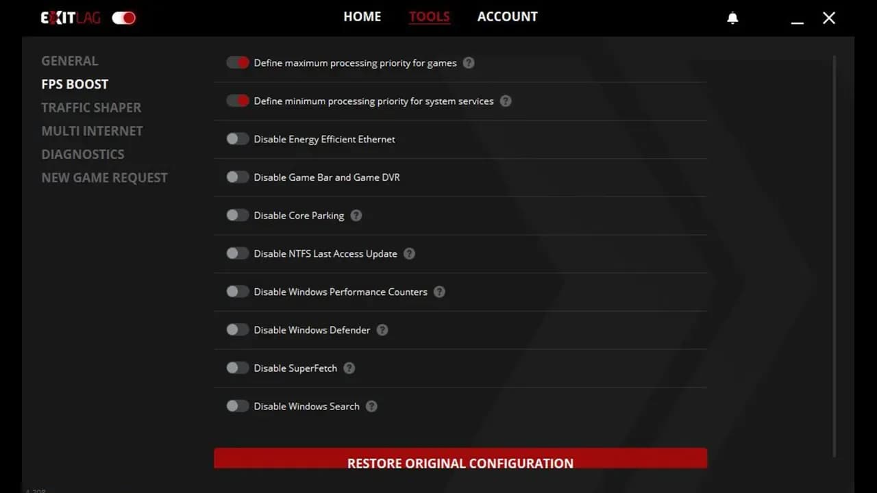 Screenshot 5 di ExitLag 6 Months Subscription