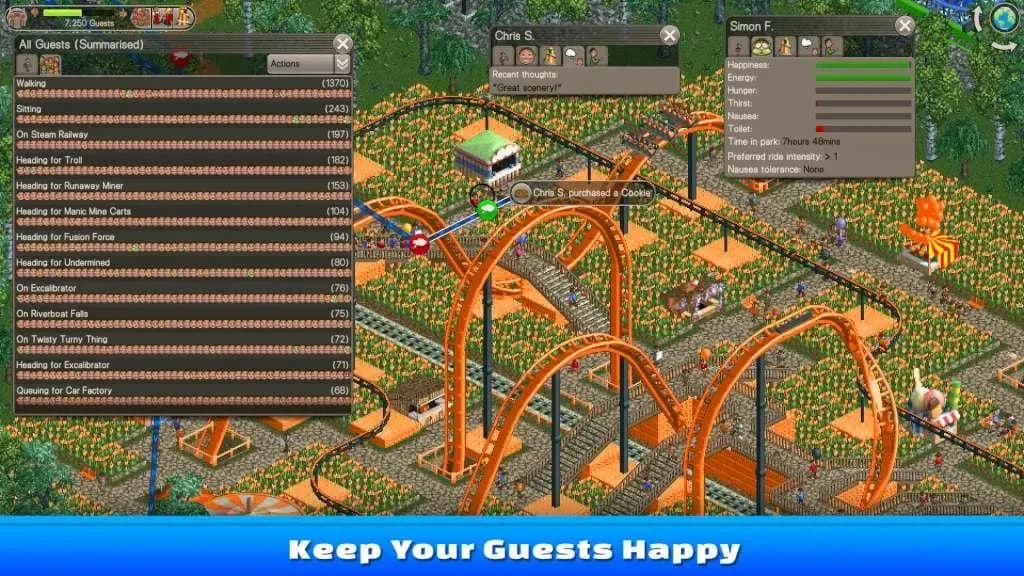 Screenshot 2 di RollerCoaster Tycoon Classic PC Steam CD Key