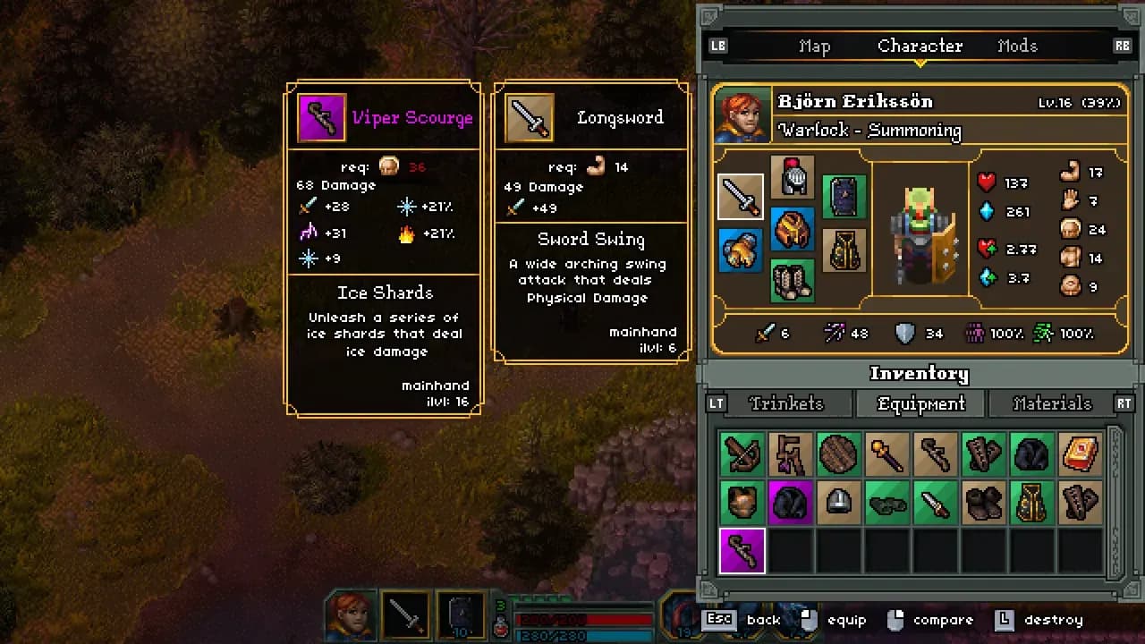 Screenshot 3 di Heroes of Hammerwatch II PC Steam CD Key