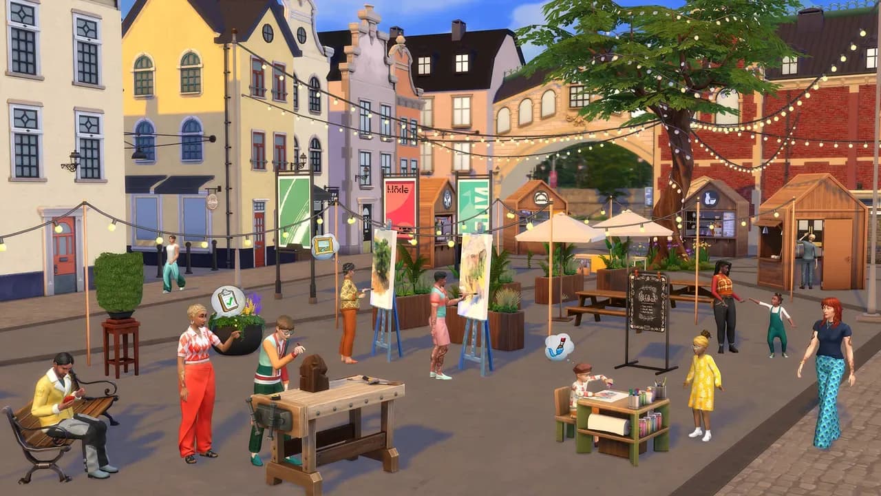 Screenshot 3 di The Sims 4 Businesses & Hobbies Expansion Pack PC EA App CD Key