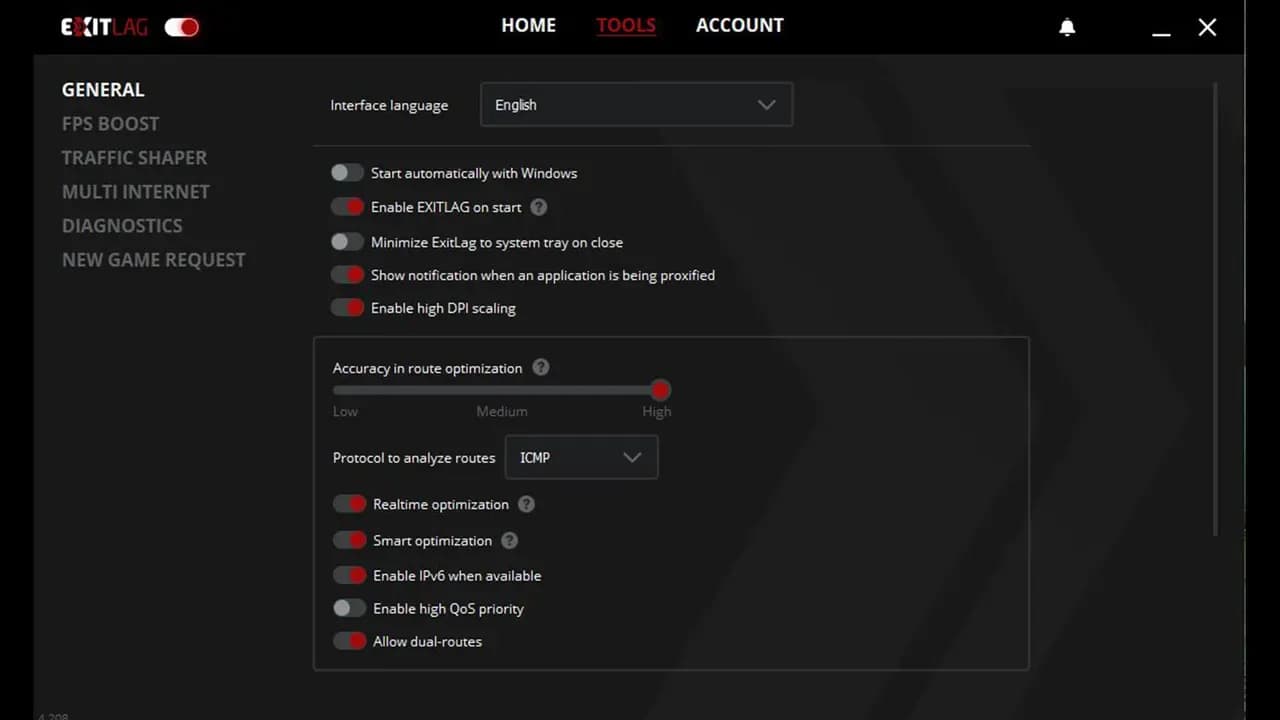 Screenshot 4 di ExitLag 6 Months Subscription