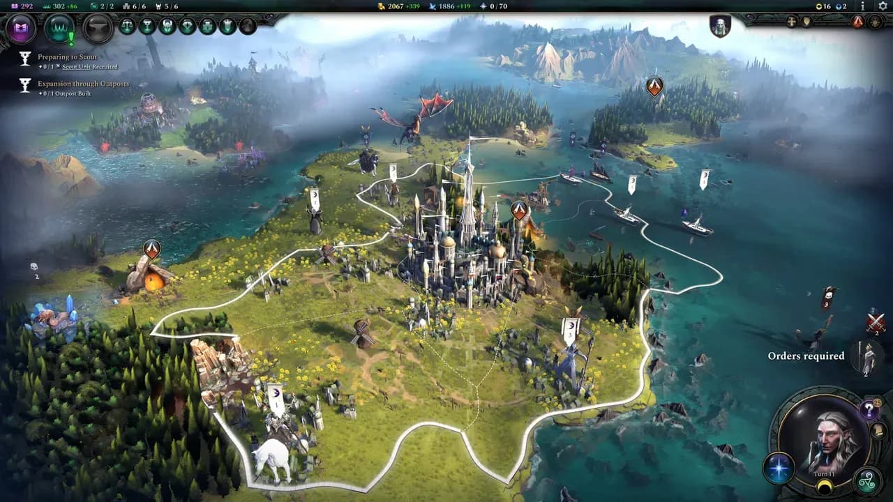 Screenshot 1 di Age of Wonders 4 PC Steam CD Key