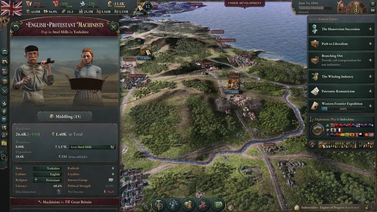 Screenshot 4 di Victoria 3 PC Steam CD Key (EU)