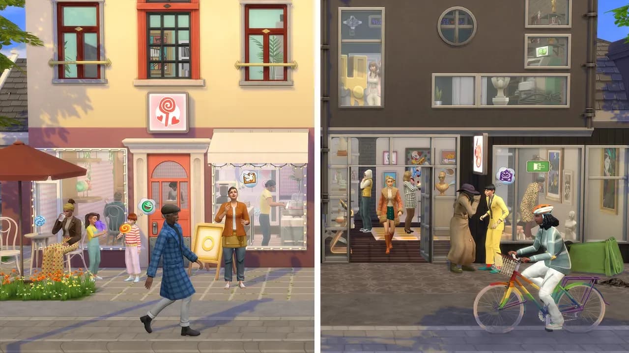 Screenshot 1 di The Sims 4 Businesses & Hobbies Expansion Pack PC EA App CD Key