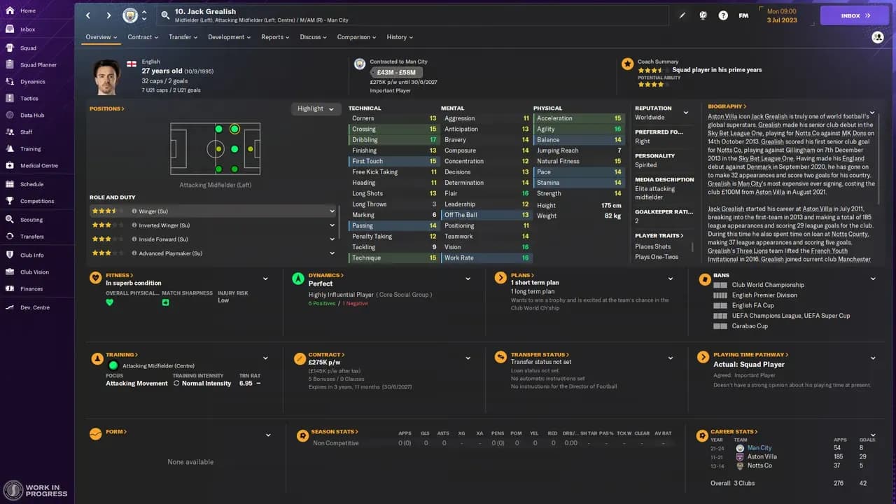 Football Manager 2024 PS5 Account screenshot 4
