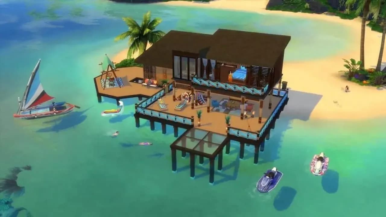Screenshot 1 di The Sims 4: Island Living PC EA App CD Key