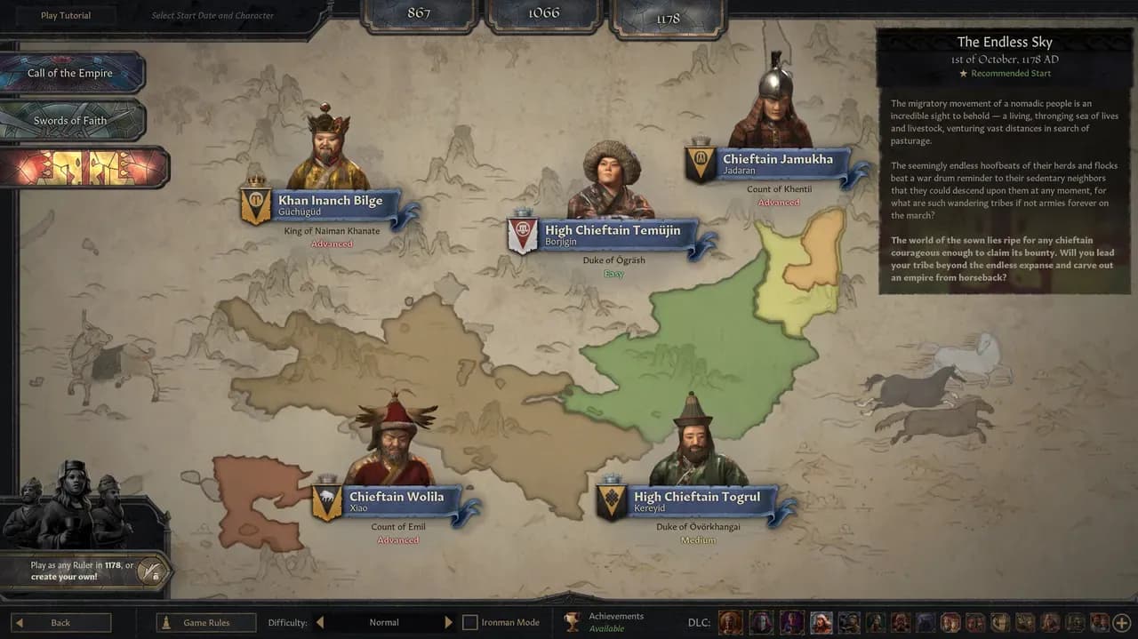 Screenshot 1 di Crusader Kings III: Khans of the Steppe PC Steam CD Key