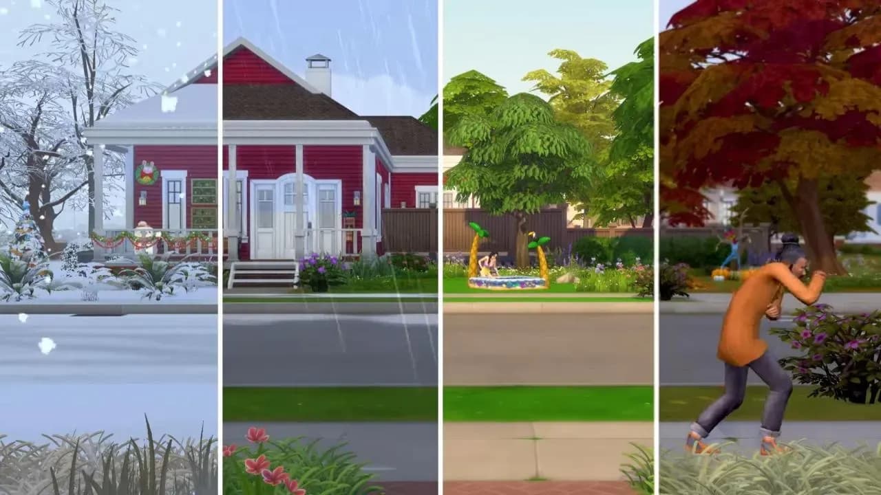 Screenshot 1 di The Sims 4 Seasons PC EA App CD Key