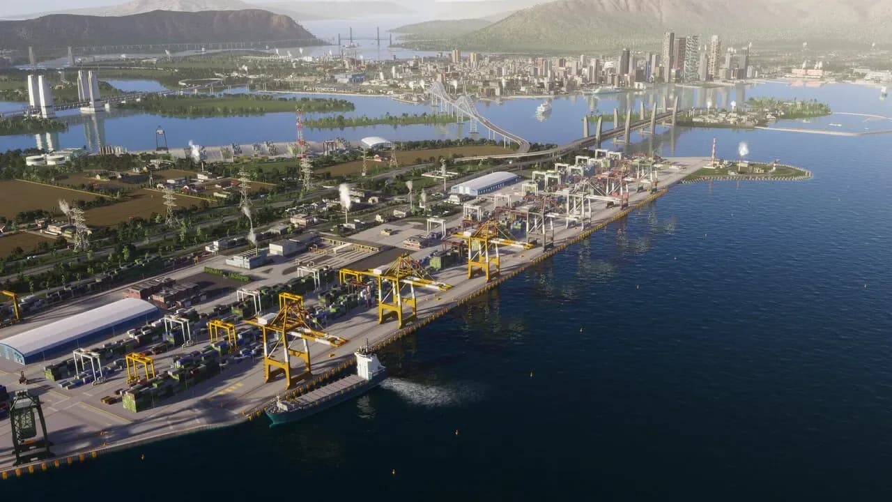 Cities: Skylines II - Bridges & Ports PC Steam CD Key screenshot 1