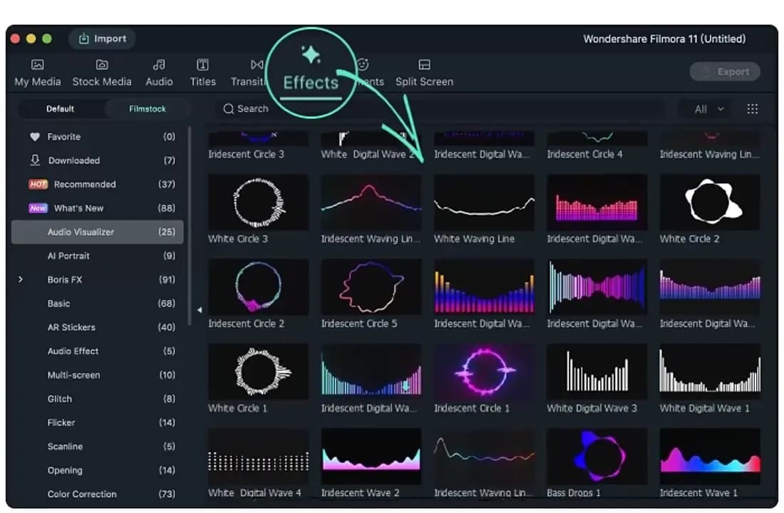 Screenshot 2 di Wondershare Filmora 15 Video Editor (1 Device, Lifetime) Key