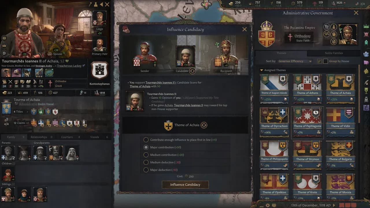 Screenshot 2 di Crusader Kings III: Roads to Power PC Steam CD Key