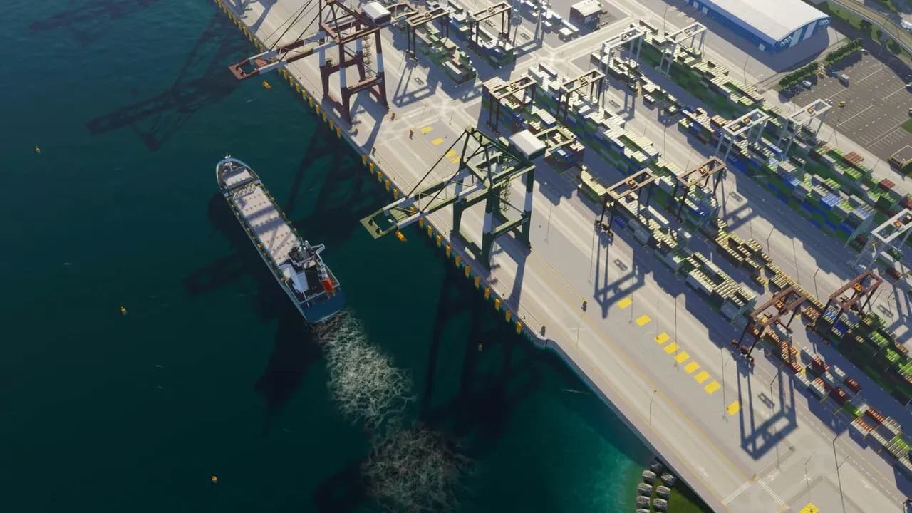Cities: Skylines II - Bridges & Ports PC Steam CD Key screenshot 3