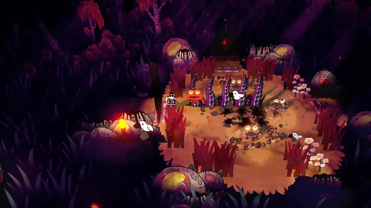 Screenshot 1 di Cult of the Lamb PC Steam CD Key (EU)