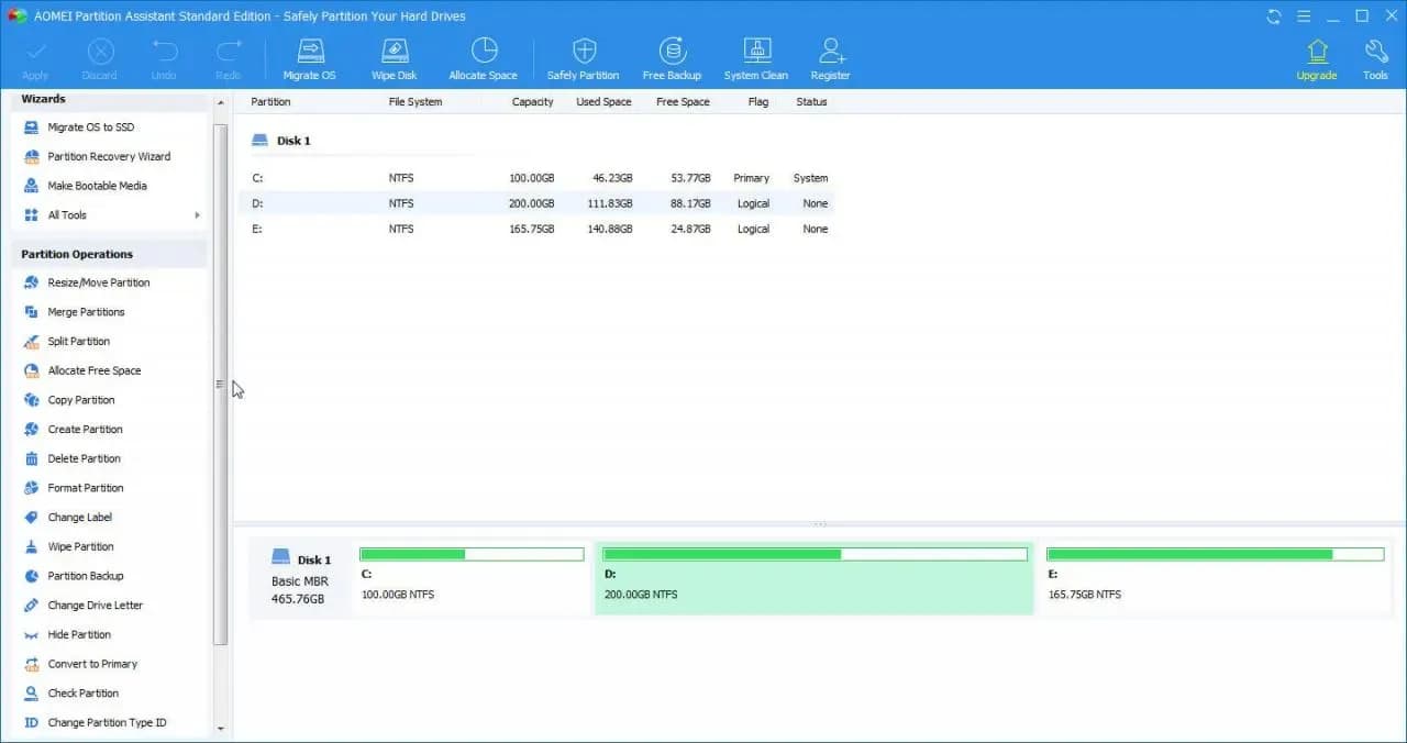 AOMEI Partition Assistant Professional Edition 2023 2 Devices Lifetime Key screenshot 2