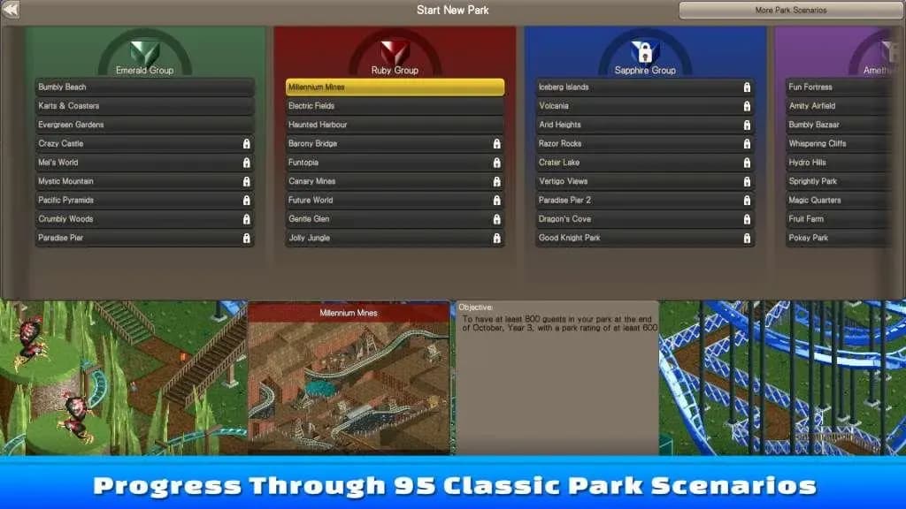Screenshot 3 di RollerCoaster Tycoon Classic PC Steam CD Key