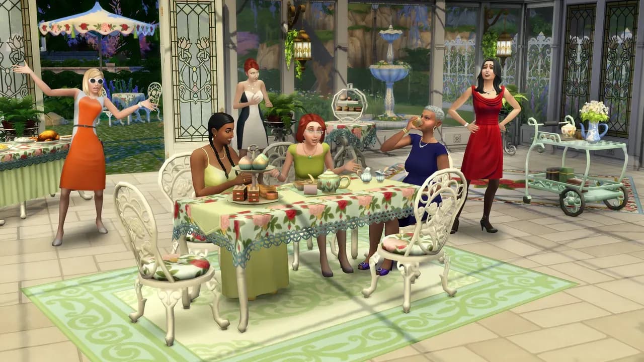 Screenshot 1 di The Sims 4: Royalty & Legacy PC EA App CD Key