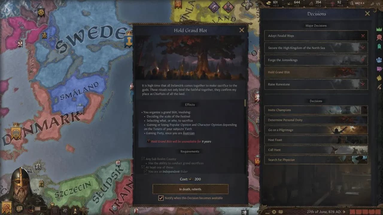 Screenshot 4 di Crusader Kings III: Northern Lords PC Steam CD Key