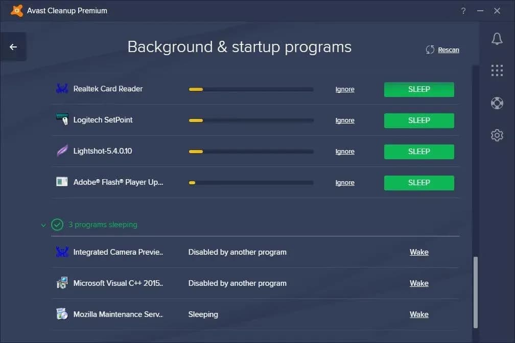 Screenshot 3 di Avast Cleanup Premium (1 PC, 1 Year) Key