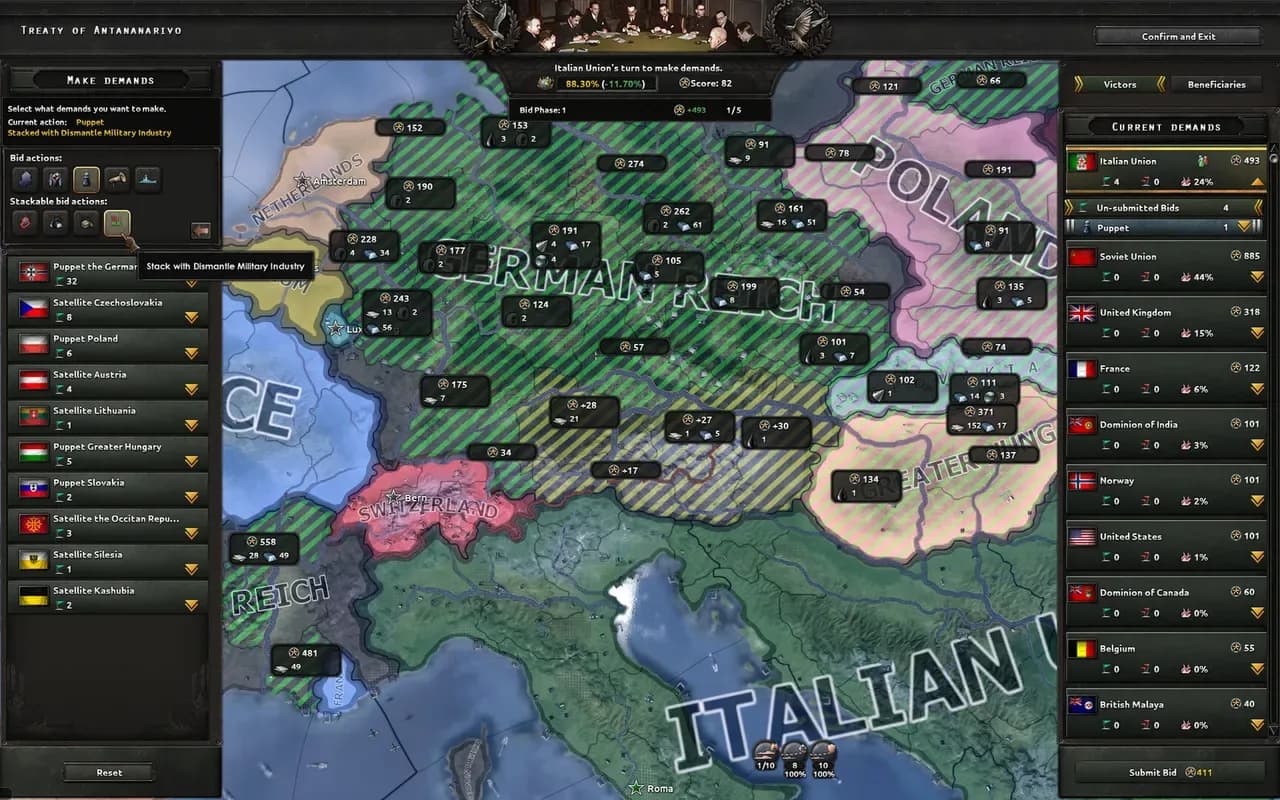 Screenshot 6 di Hearts of Iron IV: By Blood Alone PC Steam CD Key