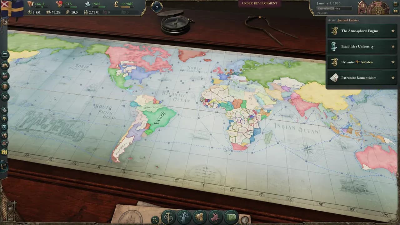 Screenshot 1 di Victoria 3 PC Steam CD Key (EU)