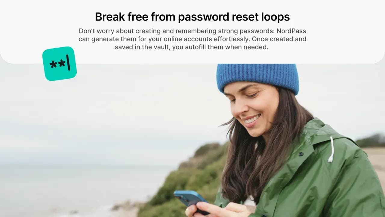 Screenshot 1 di Nordpass Premium (10 Devices, 12 Months) Key