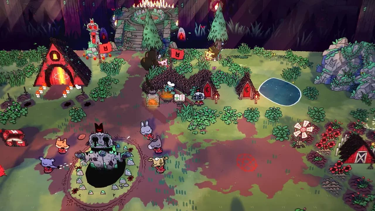 Screenshot 4 di Cult of the Lamb PC Steam CD Key (EU)