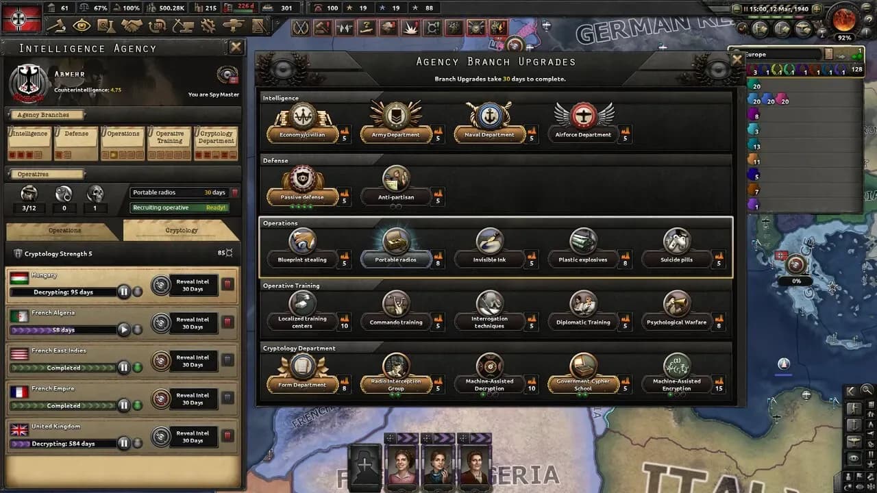 Hearts of Iron IV: La Résistance PC Steam CD Key screenshot 1