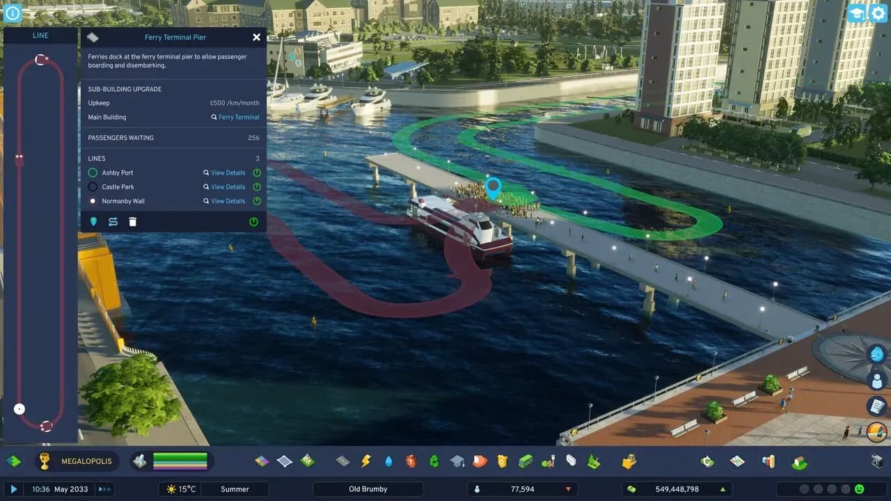 Cities: Skylines II - Bridges & Ports PC Steam CD Key screenshot 4