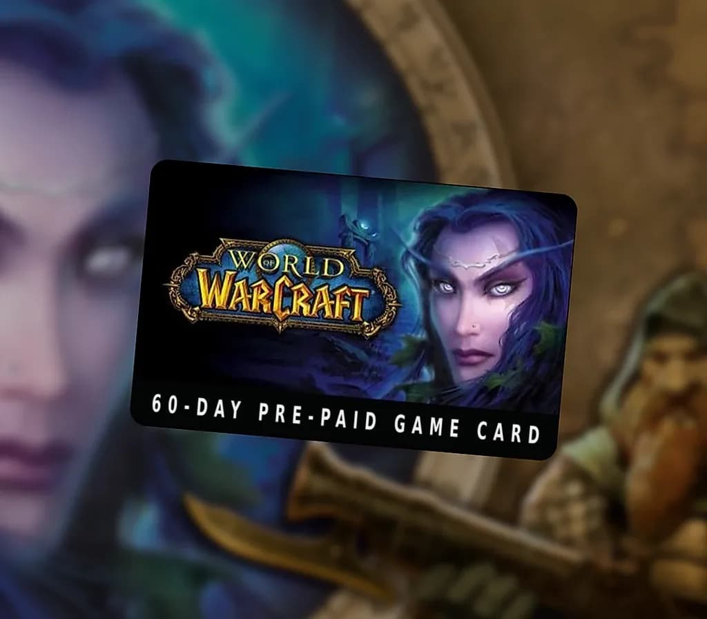 World of Warcraft 60 DAYS Pre-Paid Time Card EU