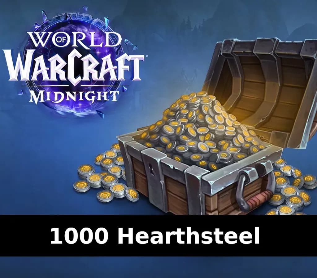 World of Warcraft: Midnight - 1000 Hearthsteel Battle.net Gift