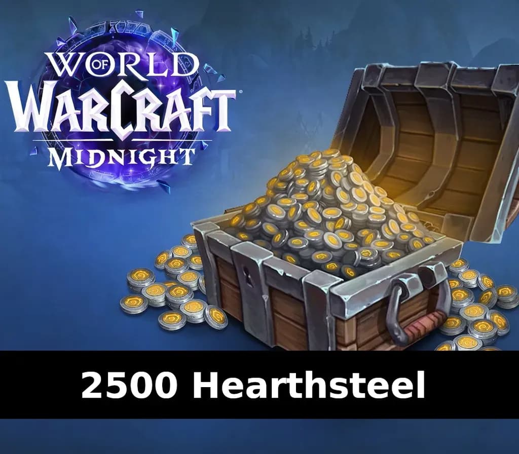 World of Warcraft: Midnight - 2500 Hearthsteel Battle.net Gift
