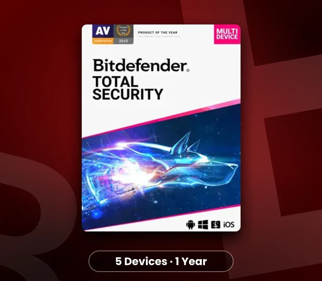 Bitdefender Total Security (5 Devices, 1 Year) Key
