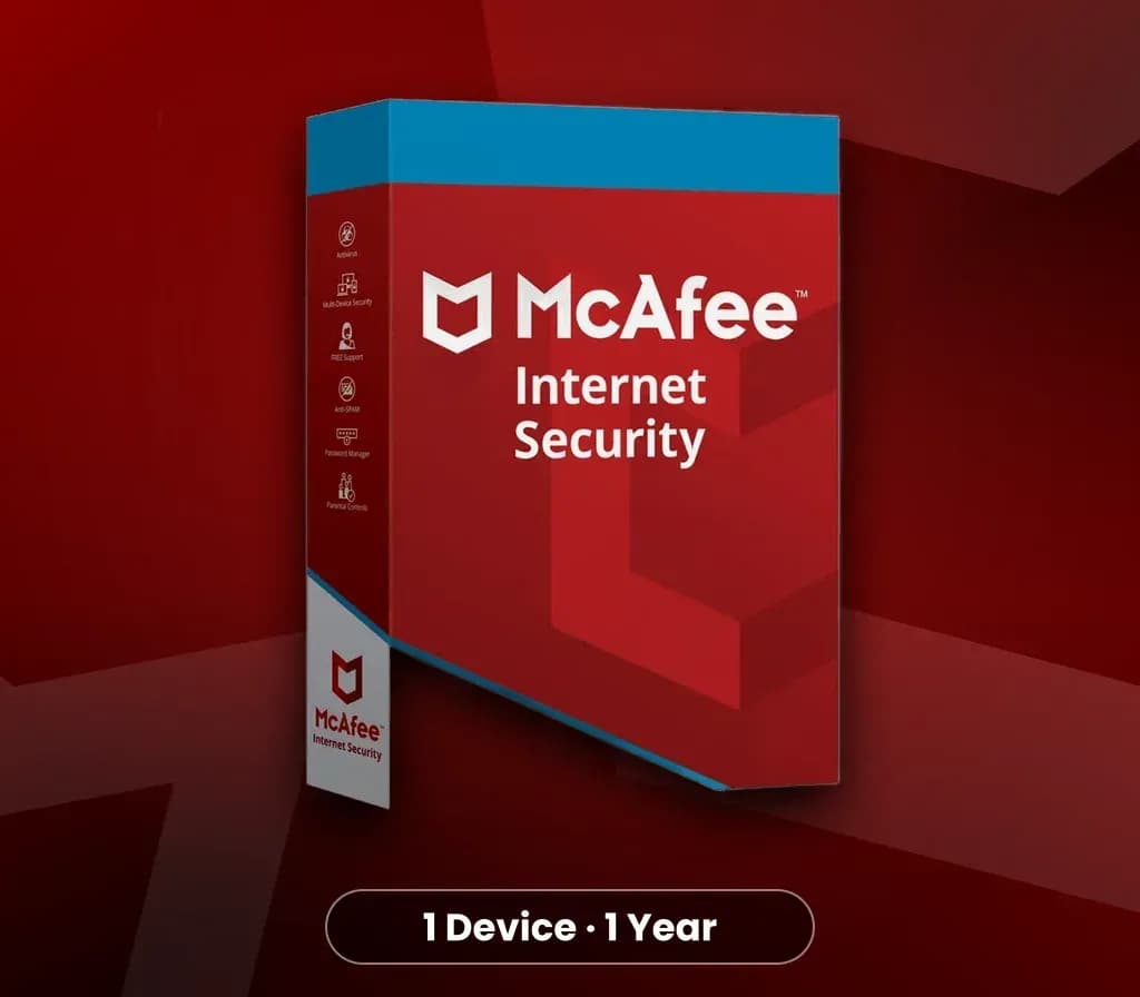 McAfee Internet Security 1 Device 1 Year Key