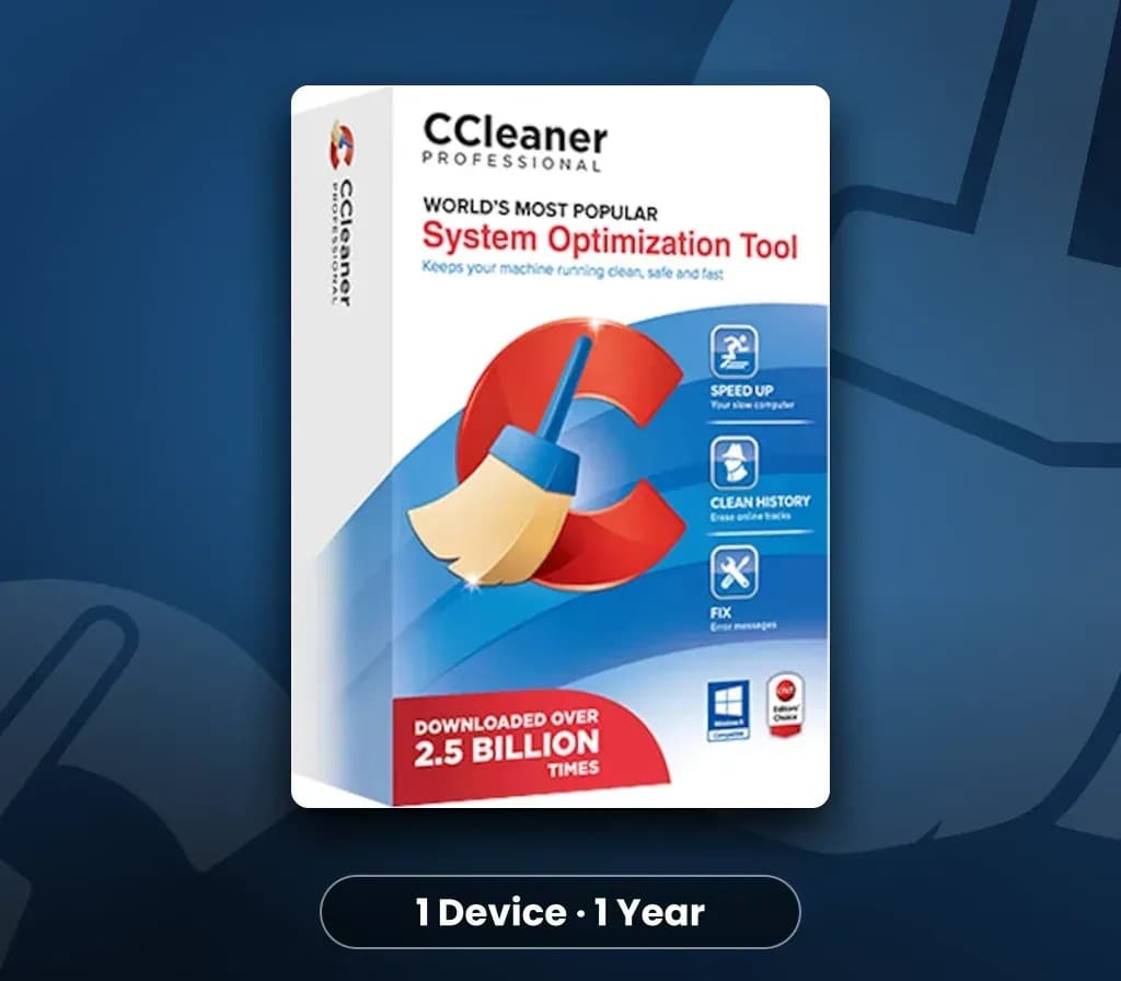 CCleaner Professional 1 Device 1 Year Key