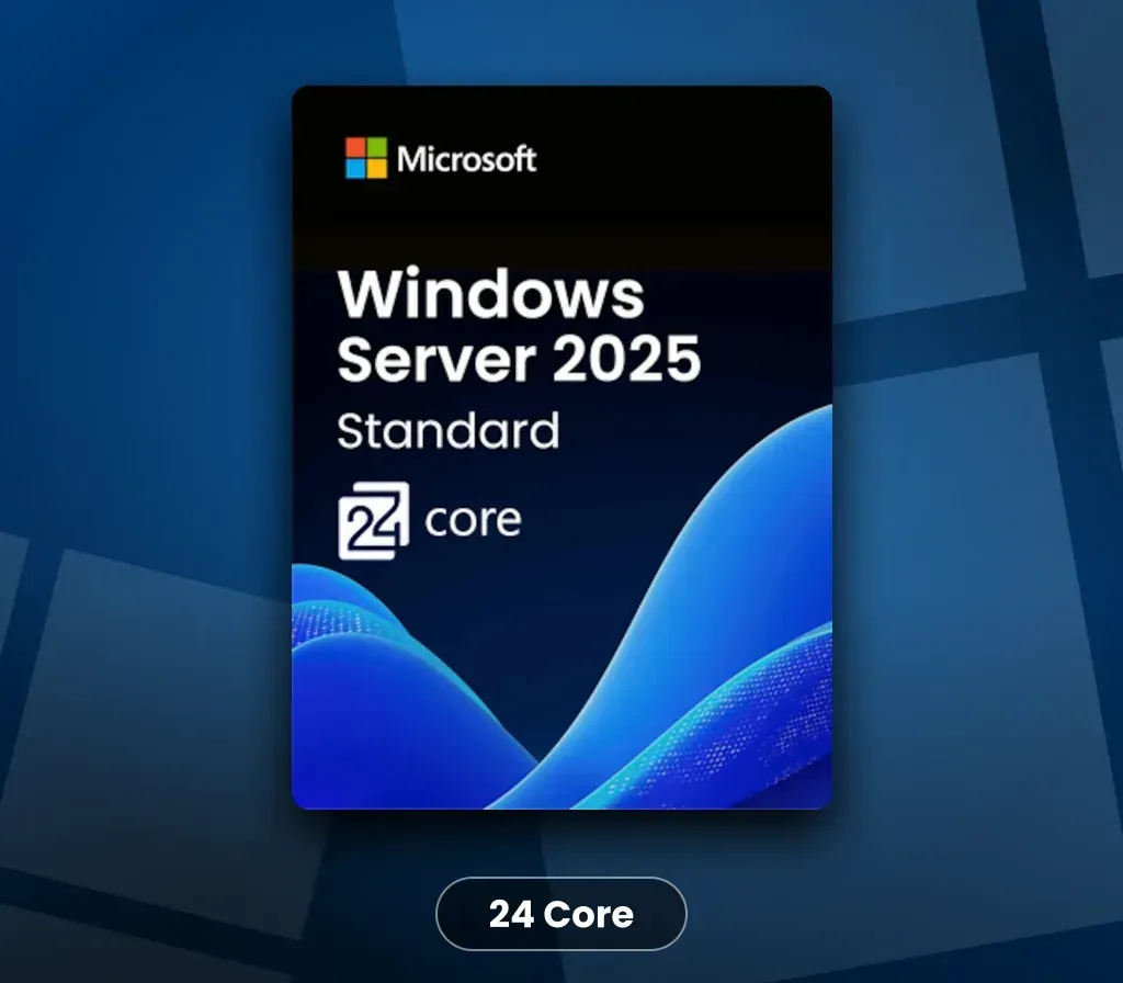 Windows Server 2025 Standard 24 core Key